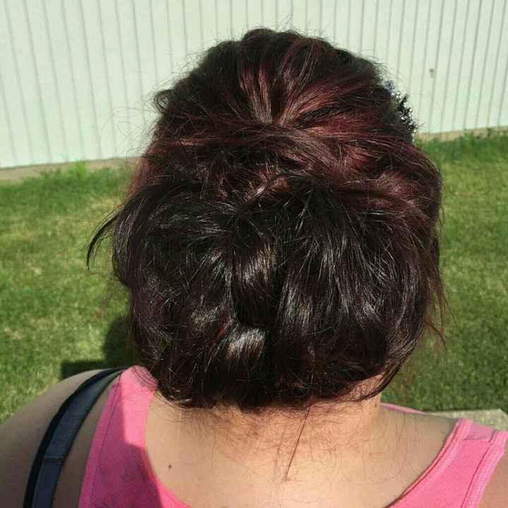 Trial hair and makeup!