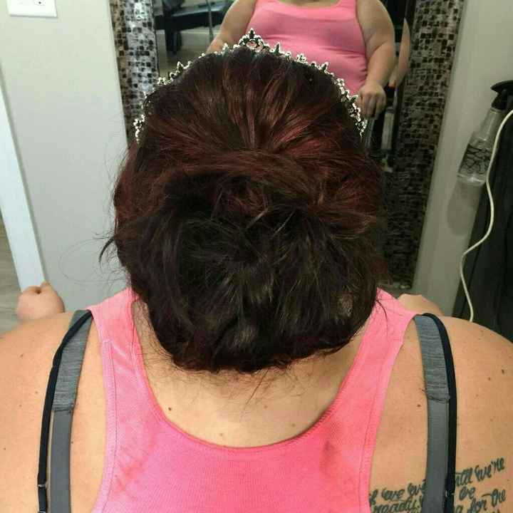 Trial hair and makeup!