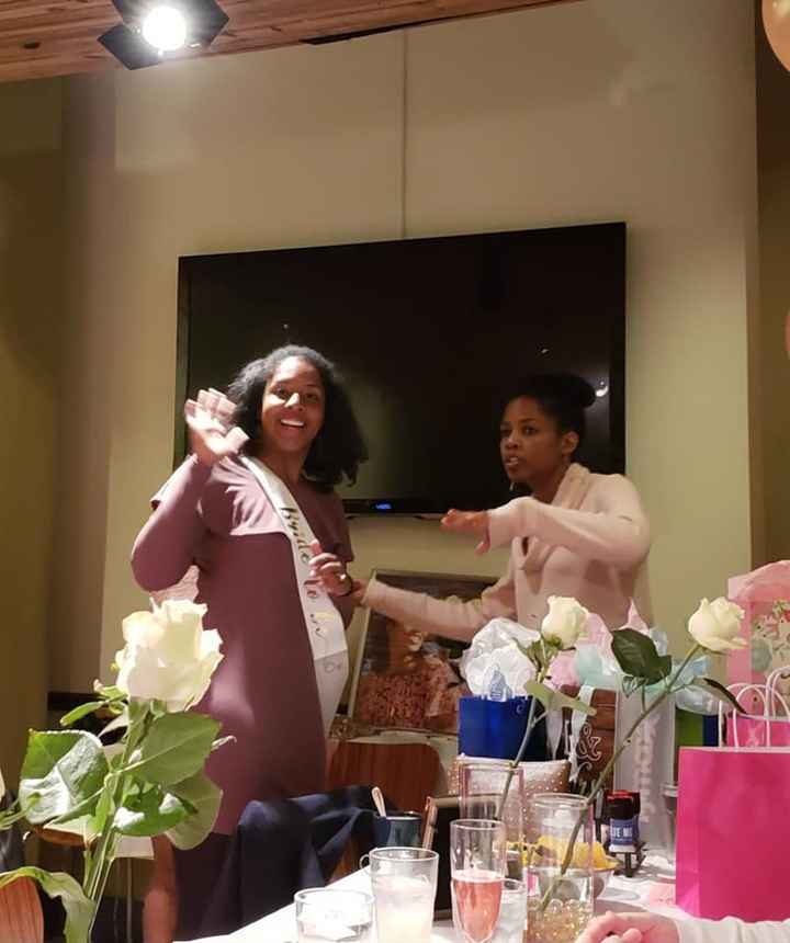 My sister was super focused! Haha