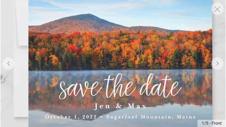 Save-The-Dates: Photo or No Photo? - 1