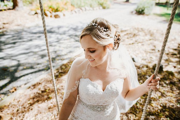 What kind of headpiece are you going with?