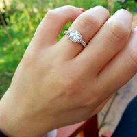 Anyone get crap for the size of their engagement ring?