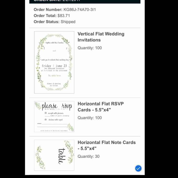 Cost of Your Invitations