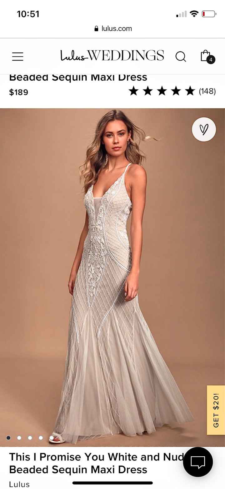 i am in love with this dress for our beach ceremony!! - 1