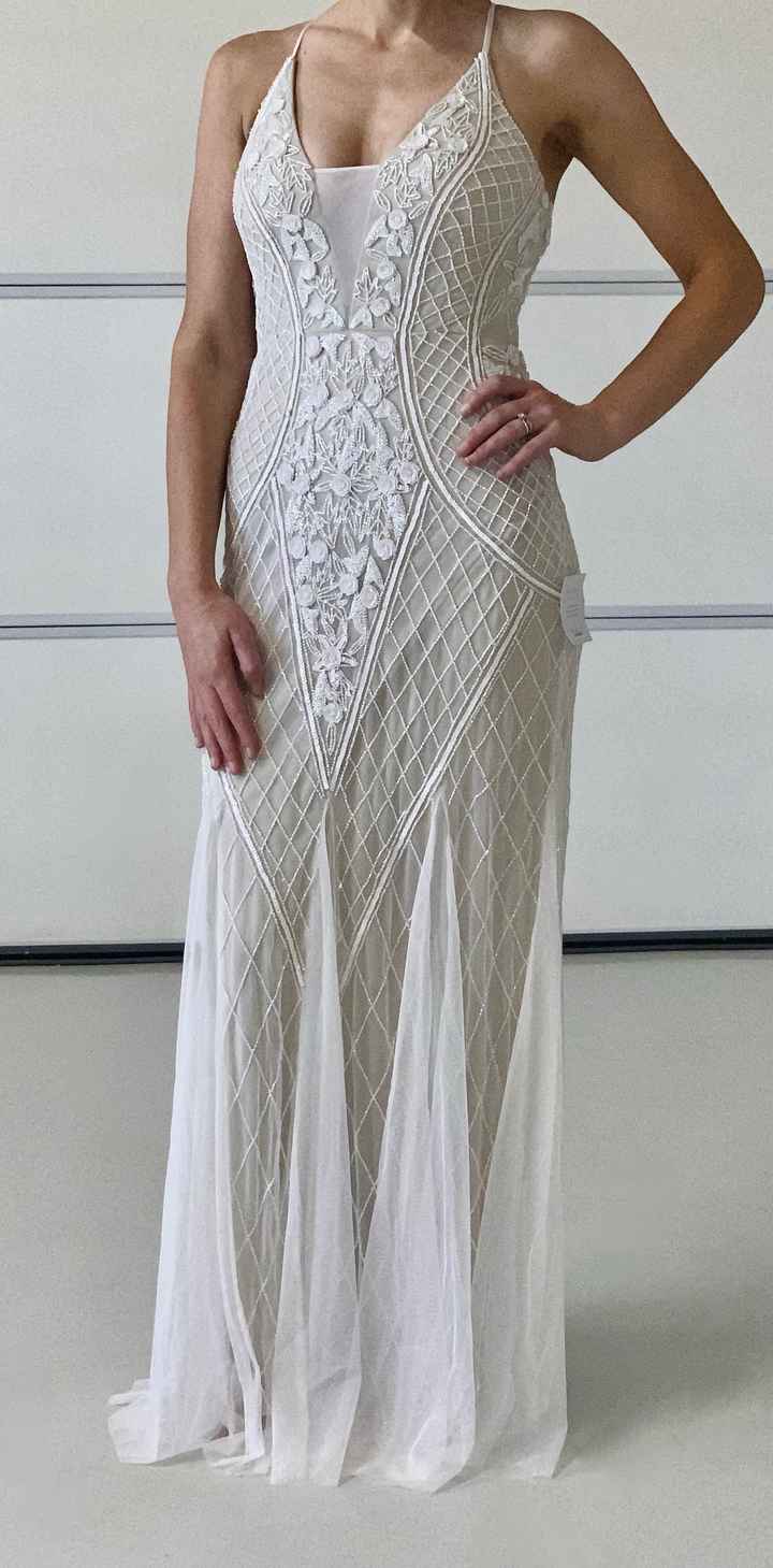 i said yes to the dress for our beach wedding! - 1