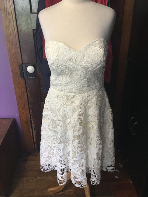 Second thoughts on non traditional wedding dress 2