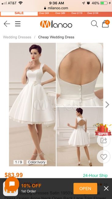 Second thoughts on non traditional wedding dress 4