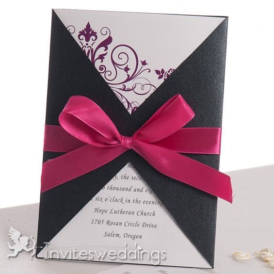 Black and Pink Wedding!