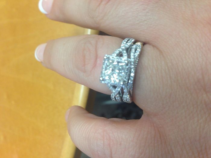 Got my wedding band....really starting to feel like a bride!