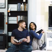 Engagement Photos at IKEA! And a Burst Bubble