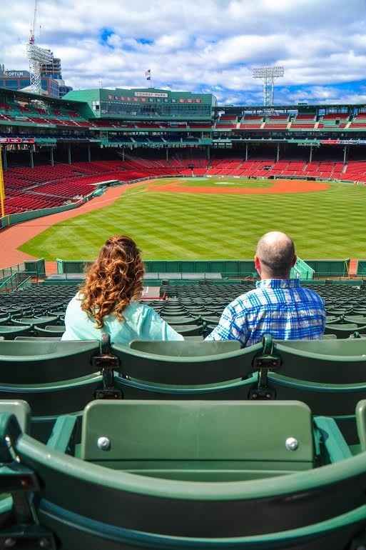 Engagement Photos from Fenway Park-UPDATED with good ones!