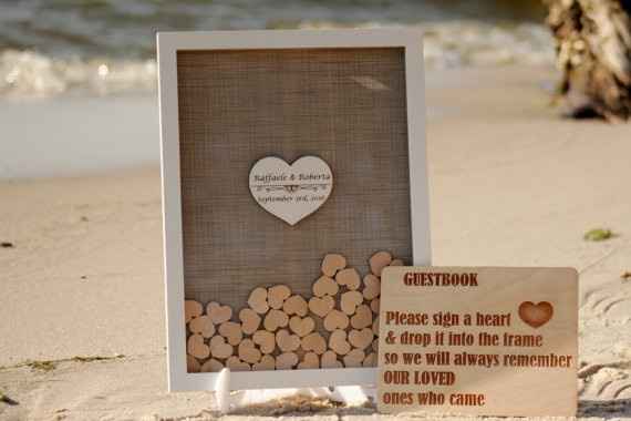 Ordered our alternative guest book