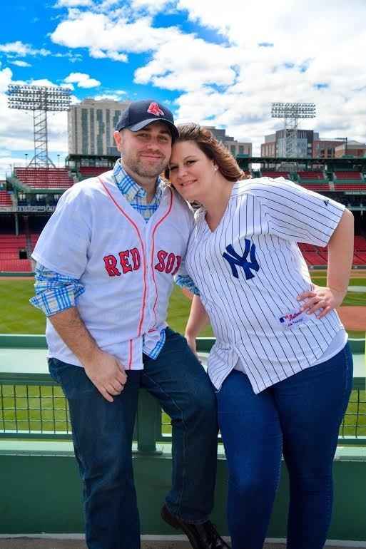 Engagement Photos from Fenway Park-UPDATED with good ones!