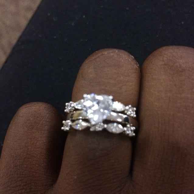 Engagement/wedding rings