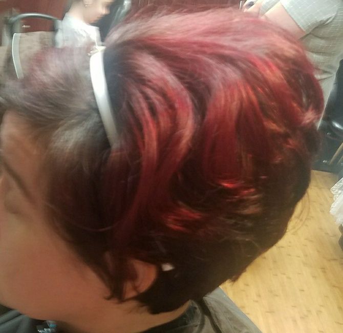 Hair trail this morning - 1