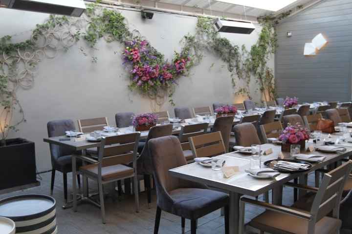 Ceremony Space Converted into Reception Space