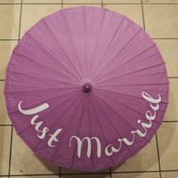 "Just Married" "Thank You" photo props question