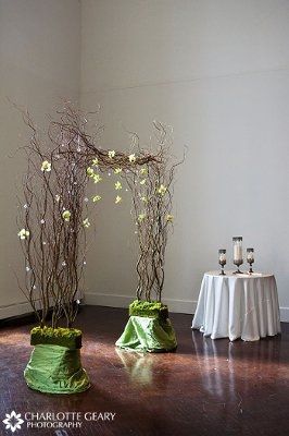 Ceremony altar area decor