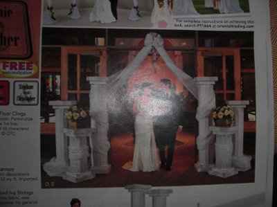 Boat ceremony decor