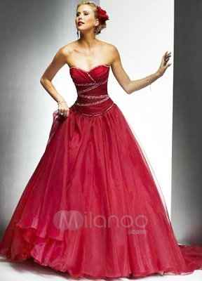 Colored wedding dresses