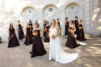 How many bridesmaids is too many?