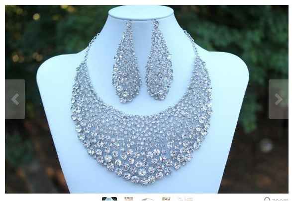 Bridal jewelry from Esty