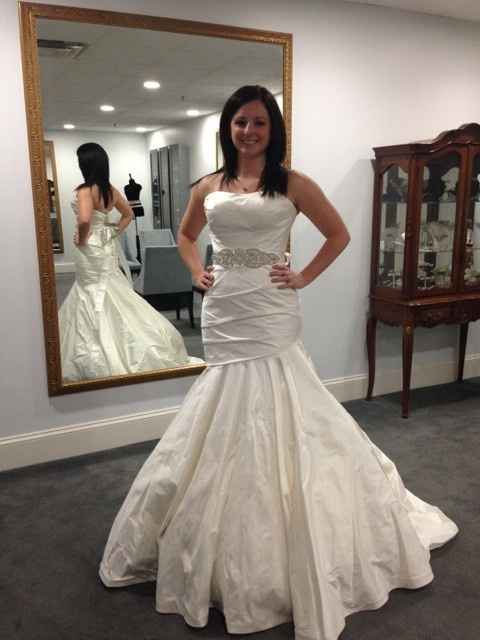 Ahhhhhh! I picked up my dress today! (Pics included) UPDATE: SHOES IN COMMENTS!