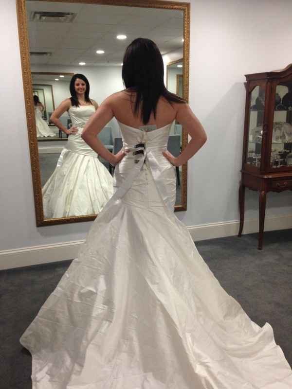 Ahhhhhh! I picked up my dress today! (Pics included) UPDATE: SHOES IN COMMENTS!