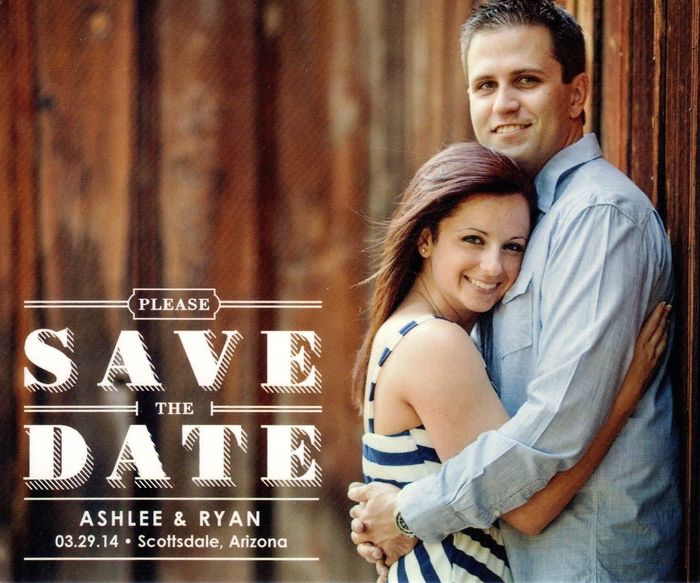 Save the dates are in!! Lets see yours!