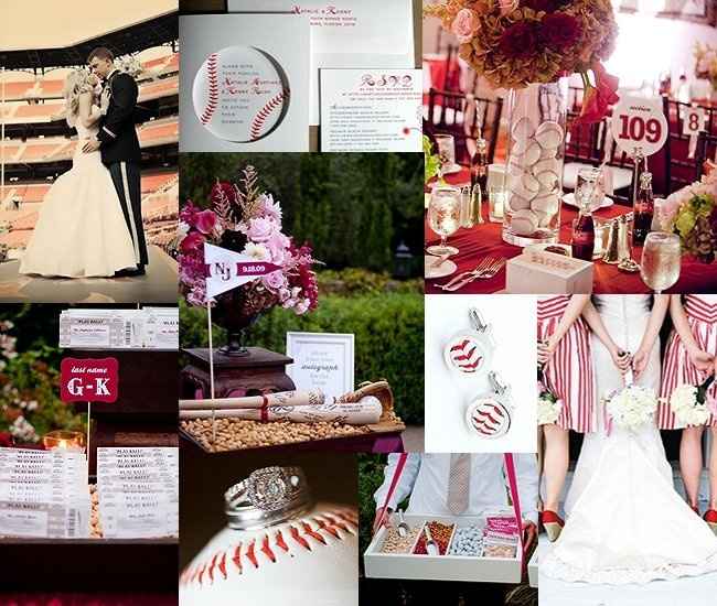 baseball themed engagement party