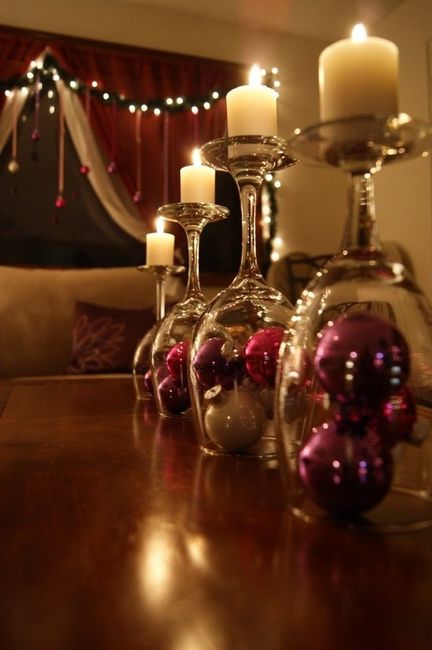 Wineglass & Pomander Centerpiece... need filler?
