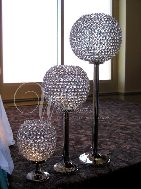 Cake topper and centerpieces... I kind of don't care.