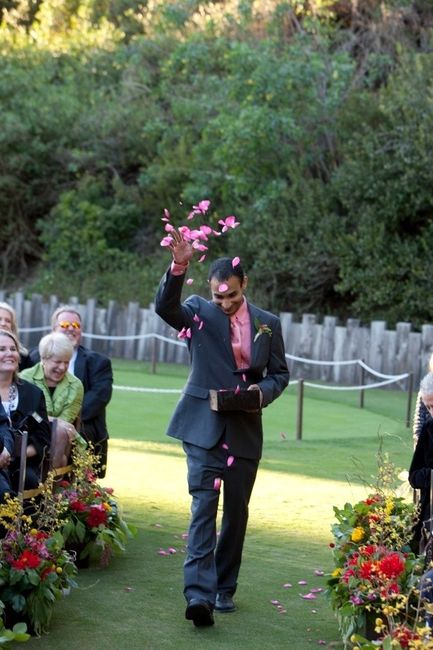 Unconventional flower petal basket...