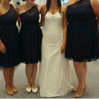 Show me your wedding dresses, and tell me where they are from,and the cost? :)