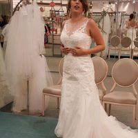 What was your least favorite wedding dress on you?