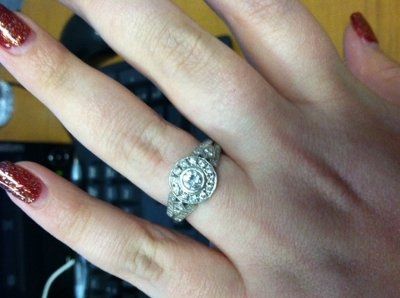 How did he propose & Show off dem raaangs!