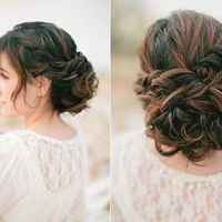 Show me your wedding hair and Make up or inspiration and the dress that adds it together
