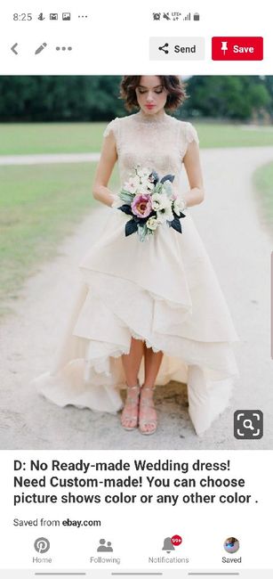i said i would wear my mom's dress... 7