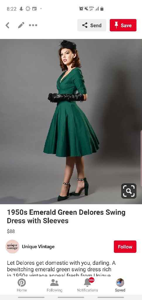 i said i would wear my mom's dress... - 4