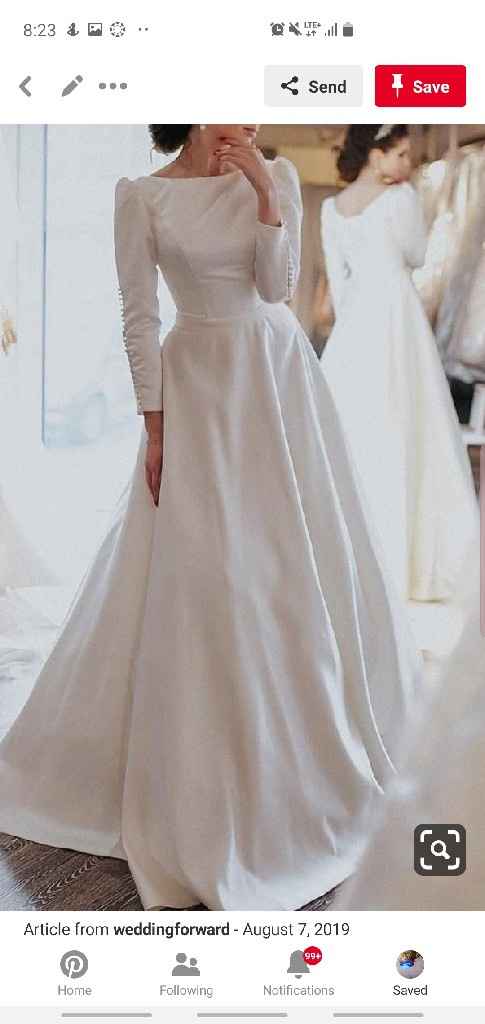 i said i would wear my mom's dress... - 5