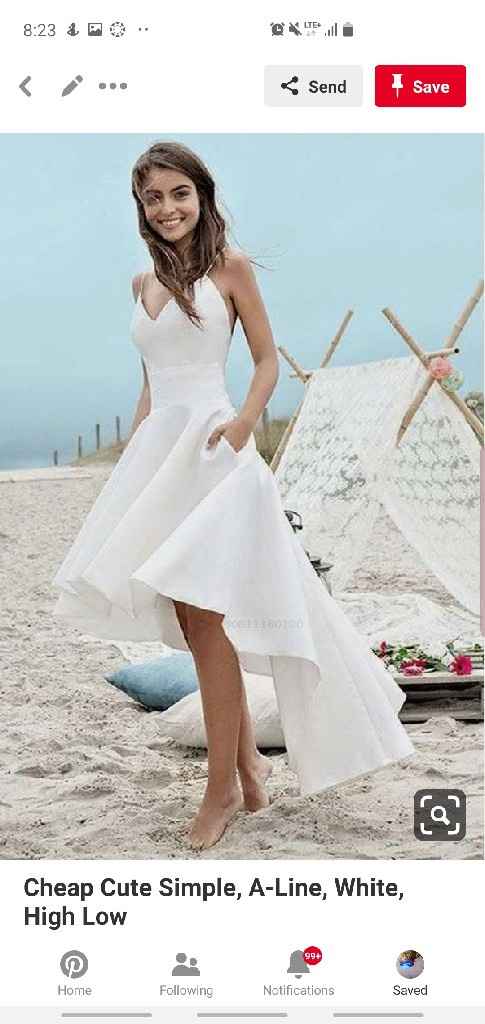 i said i would wear my mom's dress... - 9