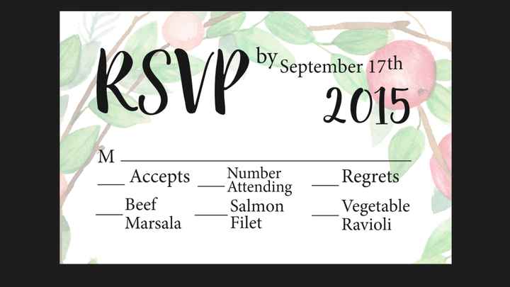 Do your invitations match the theme or vibe you are going for??