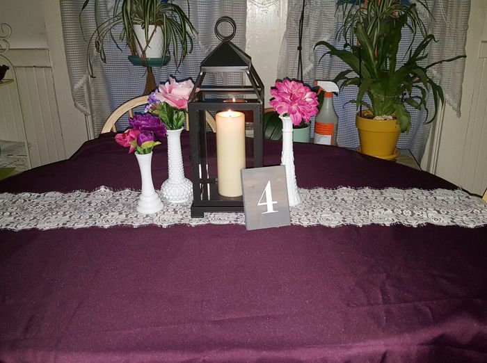 center pieces/ Table questions
