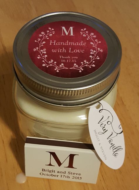 Teacup candle favors