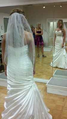 Final dress fitting and hair trail :) **pics included**