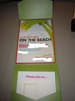 Final Invites, they're going in the mail tomorrow!  EEK!