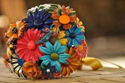 Anyone using fake flowers for the bouquet?