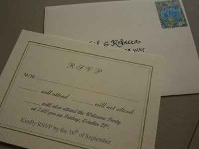 Final Invites, they're going in the mail tomorrow!  EEK!