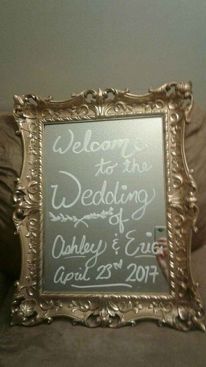Diy Welcome sign