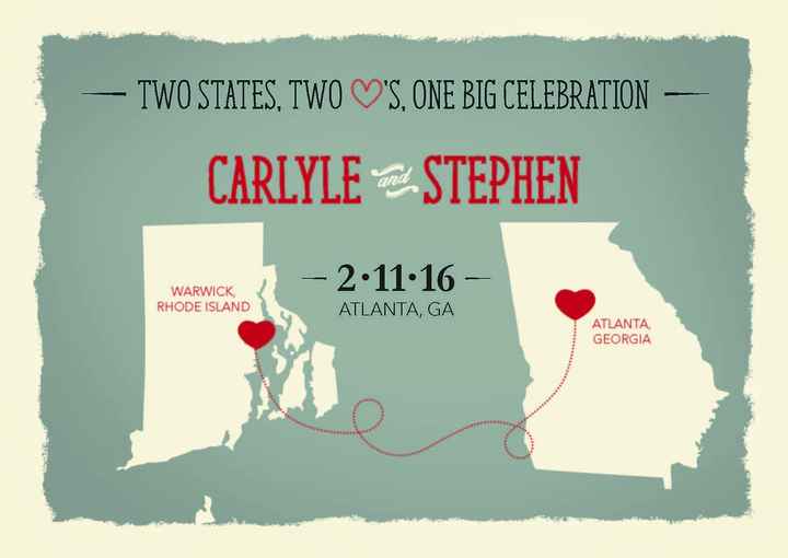 Save the Date w/o Engagement Photos